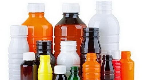 Pesticide bottle Бутылка пестицидов