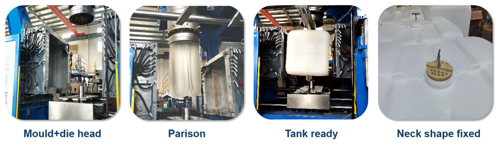 Машина для выдувного формования резервуаров IBC