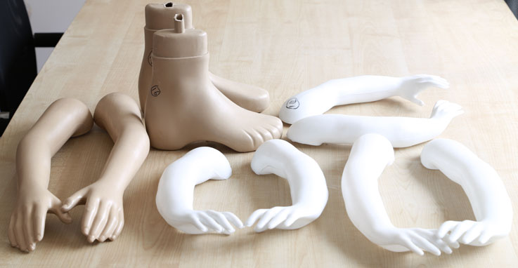 выдувная форма для манекена